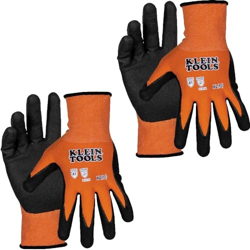 Klein Tools Cut-Resistant Nitrile-Coated Work Gloves 2-Pair: $8.18 Klein Tools Cut-Resistant Nitrile-Coated Work Gloves 2-Pair: $8.18