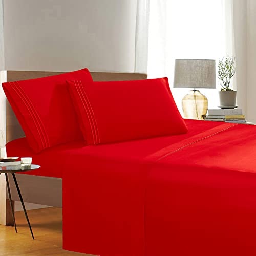 Elegant Comfort Queen 4-Piece Bed Sheet Set: $15 Elegant Comfort Queen 4-Piece Bed Sheet Set: $15