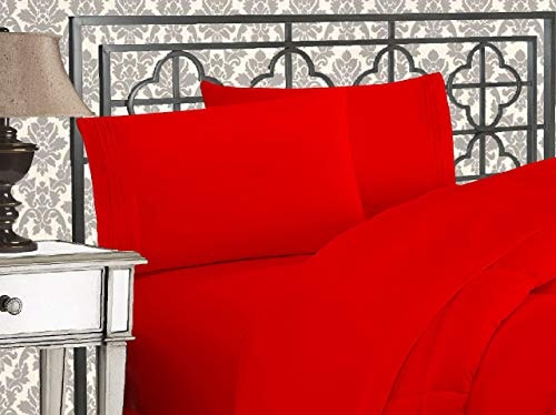 Elegant Comfort Queen 4-Piece Bed Sheet Set: $15 Elegant Comfort Queen 4-Piece Bed Sheet Set: $15