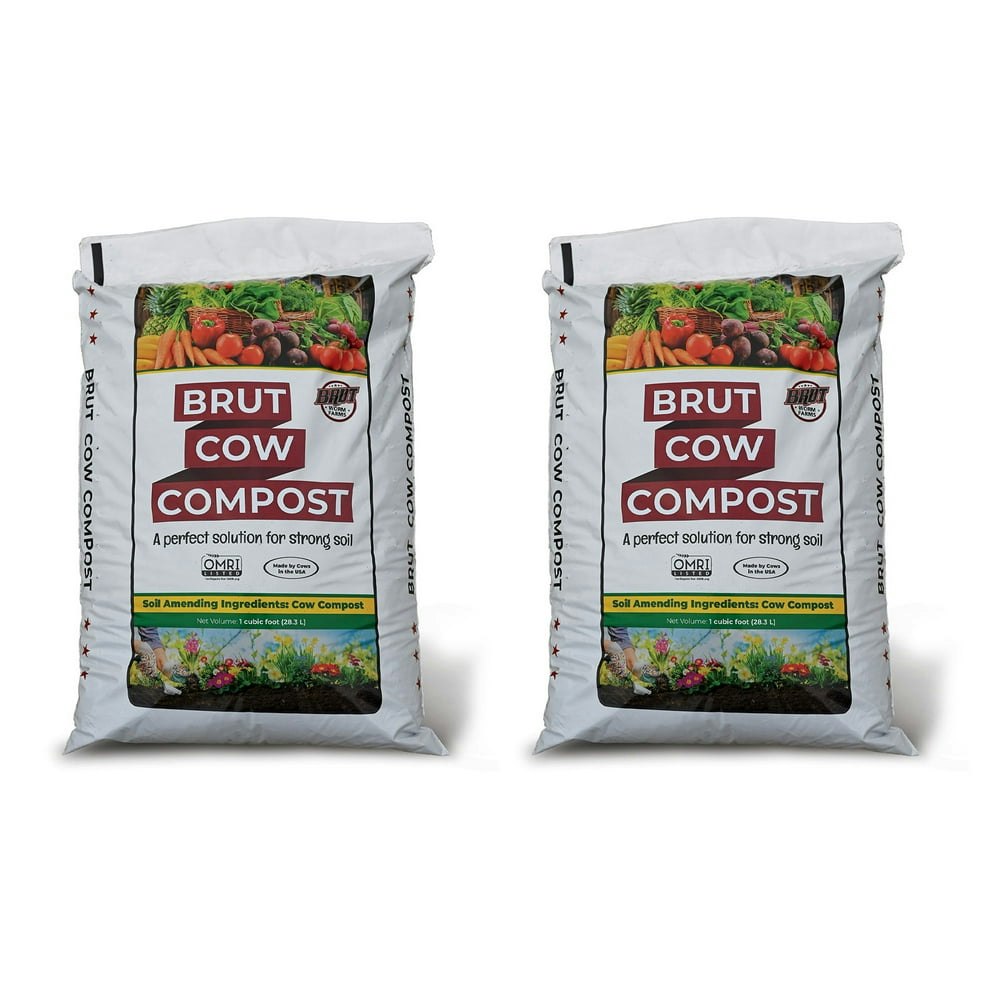Brut Cow Compost 1-Cubic-Foot 2-Pack: $51.52 Brut Cow Compost 1-Cubic-Foot 2-Pack: $51.52