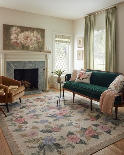 Loloi Rifle Paper Co. Rosa 3'9" x 5'6" Accent Rug: $45.09 Loloi Rifle Paper Co. Rosa 3'9" x 5'6" Accent Rug: $45.09