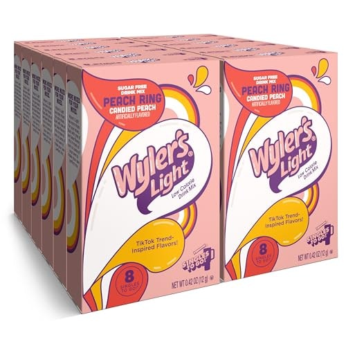 Wyler's Light Peach Ring Powdered Drink Mix 96-Pack: $14.63