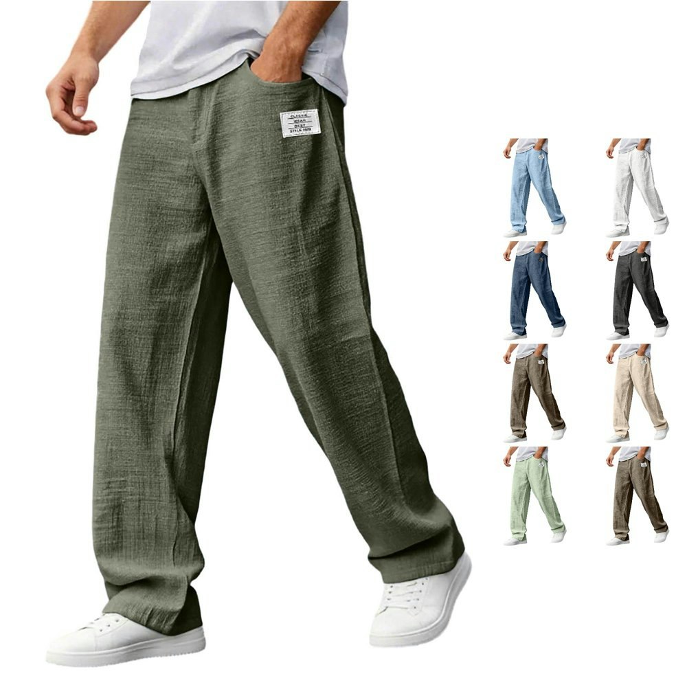 Sonxahe Men's Relaxed Fit Wide Leg Trousers: $17.99 Sonxahe Men's Relaxed Fit Wide Leg Trousers: $17.99