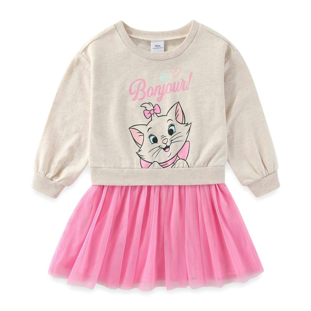 Disney The Aristocats Marie Long Sleeve Tulle Dress: $21.99 Disney The Aristocats Marie Long Sleeve Tulle Dress: $21.99