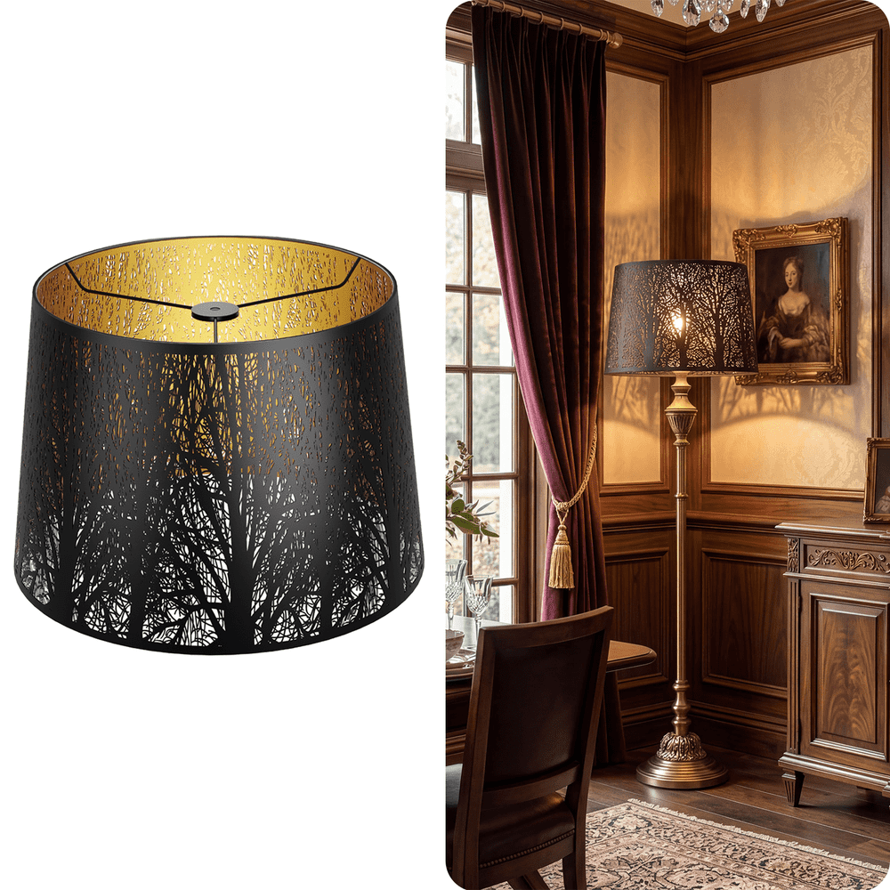 Aeelleea 12x14x10-inch Drum Lamp Shade: $39.99 Aeelleea 12x14x10-inch Drum Lamp Shade: $39.99
