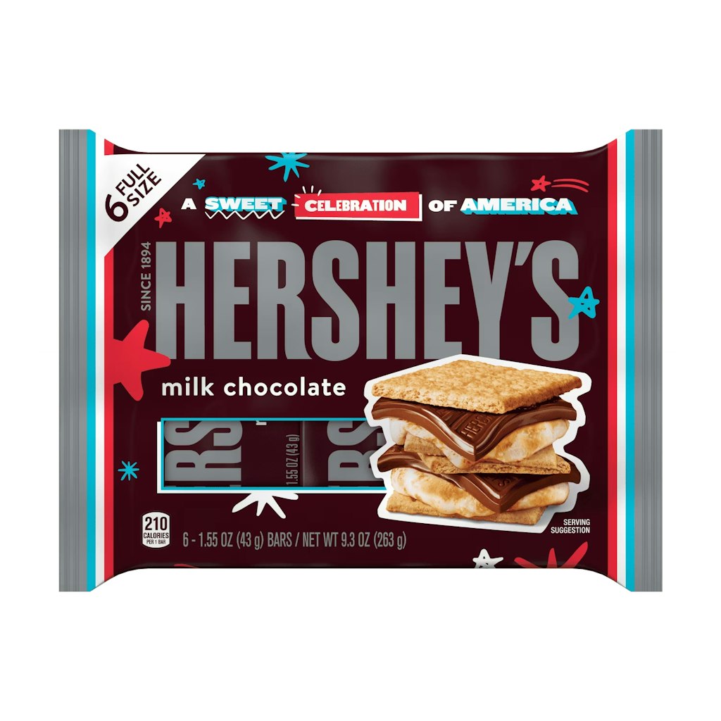 Hershey's 1.55-oz. Milk Chocolate Candy Bars 6-Pack: $5.97 Hershey's 1.55-oz. Milk Chocolate Candy Bars 6-Pack: $5.97