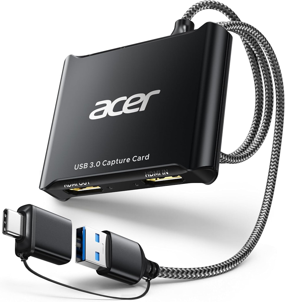 Acer USB 3.0 Capture Card: $20 Acer USB 3.0 Capture Card: $20