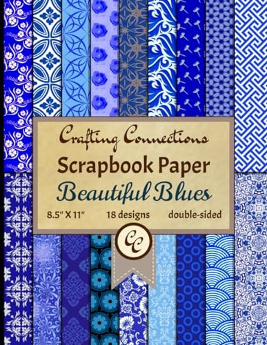 Beautiful Blues 8.5" x 11" Double-Sided Scrapbook Paper: $9.66 Beautiful Blues 8.5" x 11" Double-Sided Scrapbook Paper: $9.66