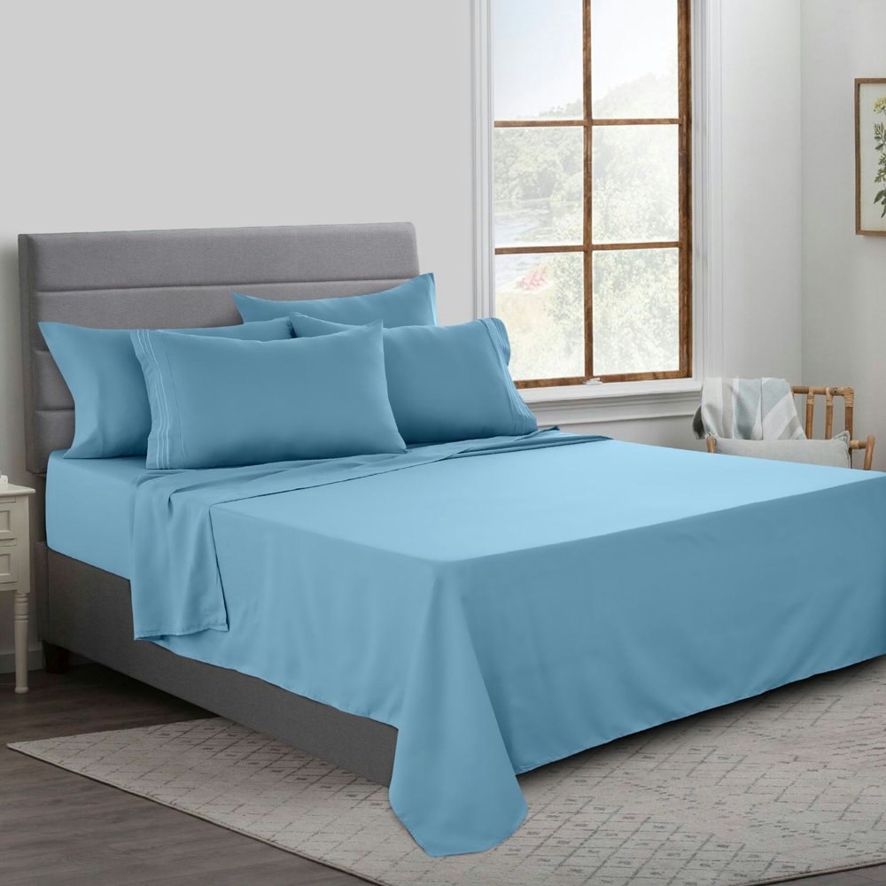 Lux Decor Collection California King 6-Piece Bed Sheet Set: $20.99 Lux Decor Collection California King 6-Piece Bed Sheet Set: $20.99