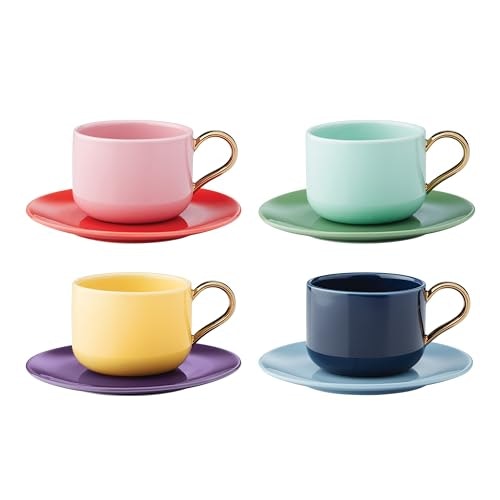 Kate Spade New York Make It Pop Cup & Saucer 8-Piece Set: $99.97 Kate Spade New York Make It Pop Cup & Saucer 8-Piece Set: $99.97