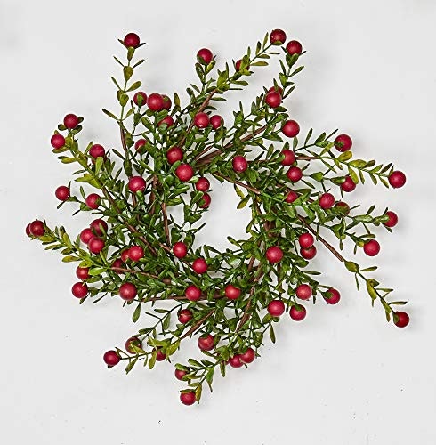 Worth Imports 3.25-Inch Boxwood and Berry Candle Ring 2-Pack: $13.51 Worth Imports 3.25-Inch Boxwood and Berry Candle Ring 2-Pack: $13.51