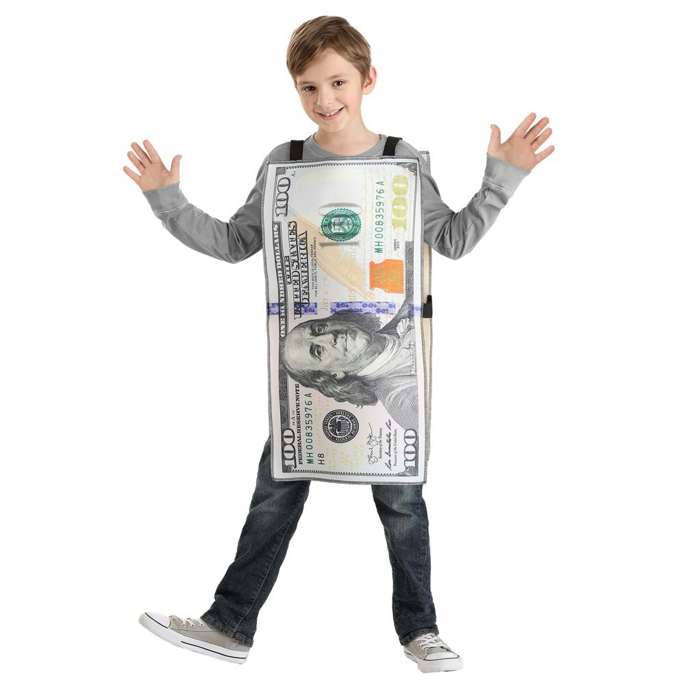 Kid's 100 Dollar Bill Costume: $29.99 Kid's 100 Dollar Bill Costume: $29.99