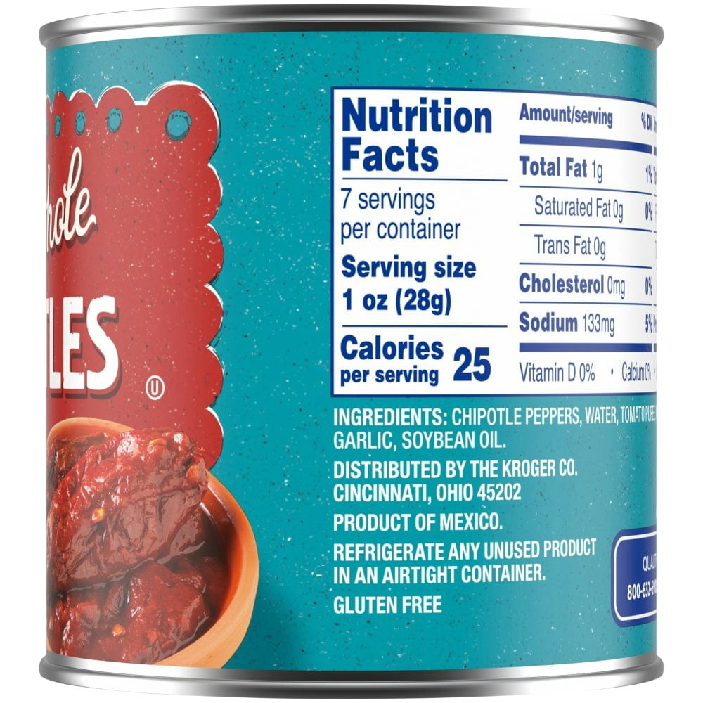 Kroger Chipotle Peppers in Adobo Sauce 7-oz.: $8.99 Kroger Chipotle Peppers in Adobo Sauce 7-oz.: $8.99