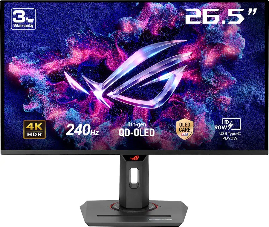 ASUS ROG Strix XG27UCDMG 27" 4K OLED Monitor: $833