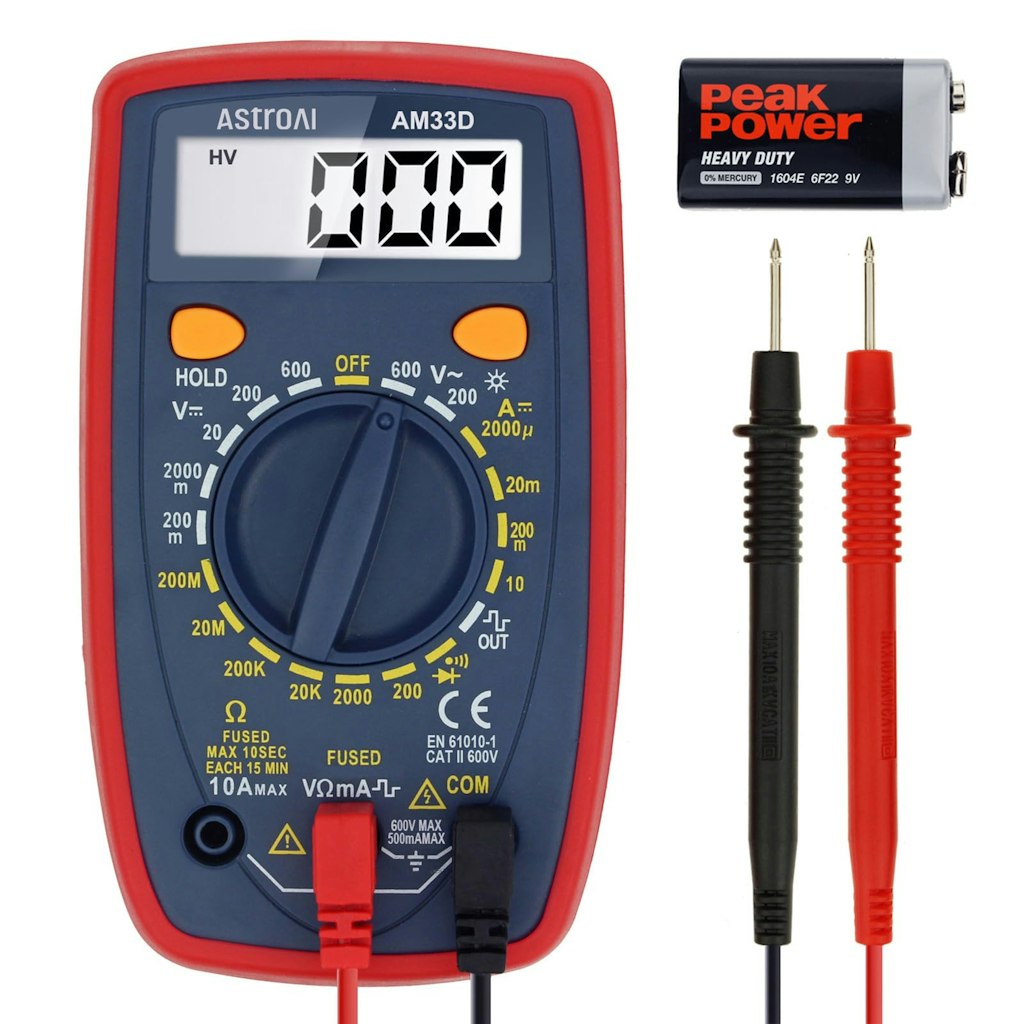 AstroAI Digital Multimeter Tester: $15 AstroAI Digital Multimeter Tester: $15