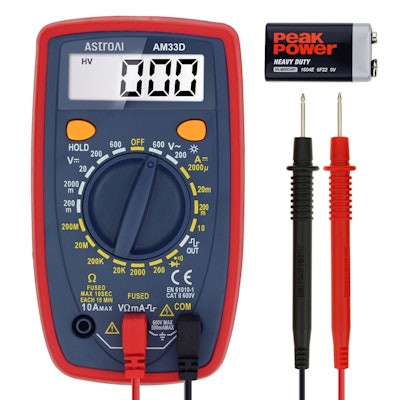 AstroAI Digital Multimeter Tester for $15 + free shipping w/ Prime
