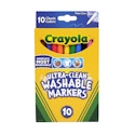 Crayola Ultra-Clean Washable Fine Line Markers 10-Pack for $3 + free shipping w/ $35