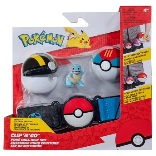 Jazwares Pokemon Squirtle Clip ‘N’ Go Belt Set: $19.99