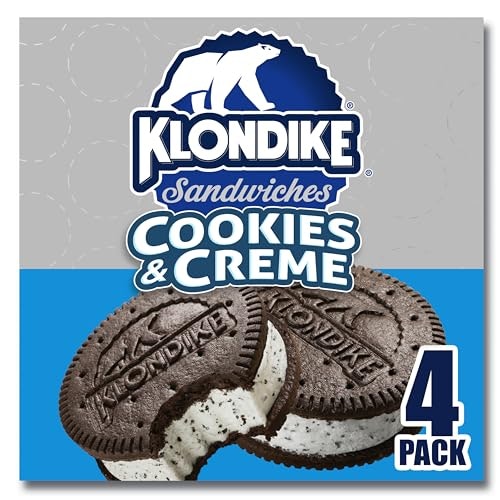 Klondike Cookies and Creme Frozen Dairy Dessert Sandwiches 4-Pack: $3.58 Klondike Cookies and Creme Frozen Dairy Dessert Sandwiches 4-Pack: $3.58