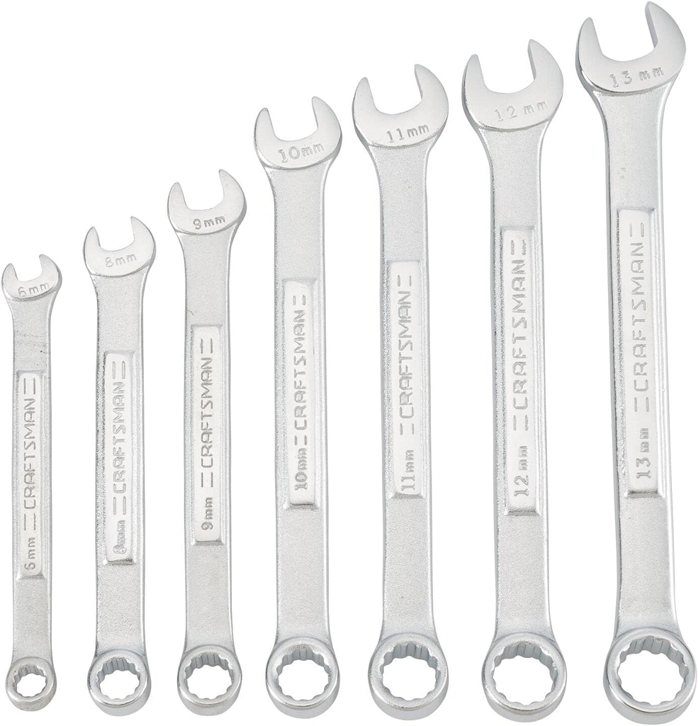 Craftsman 7-Piece Metric Wrench Set w/ Pouch: $15