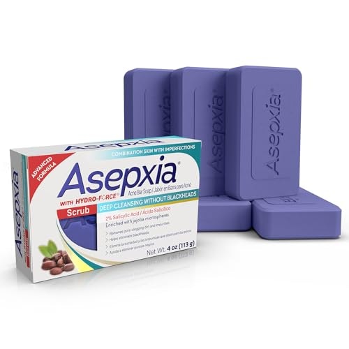 Asepxia Acne Treatment Scrub Cleansing Bar Soap 5-Pack: $15.21