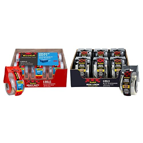 Scotch Heavy Duty Packaging Tape 6-Roll Pack: $23.70