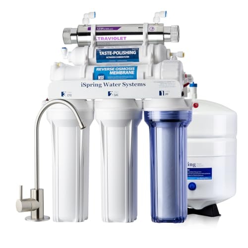 iSpring RCC7UV 6-Stage Reverse Osmosis Water Filter with UV: $295.46 iSpring RCC7UV 6-Stage Reverse Osmosis Water Filter with UV: $295.46