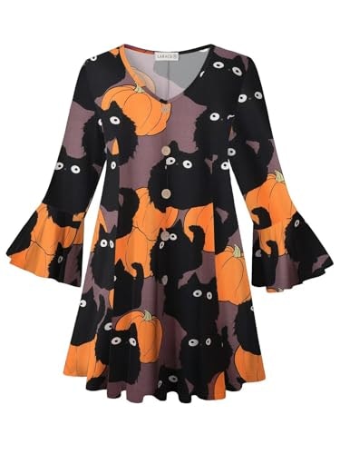Larace Women's 3/4 Sleeve Plus Size Tunic Shirt: $22.09 Larace Women's 3/4 Sleeve Plus Size Tunic Shirt: $22.09