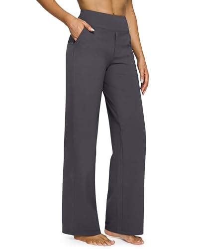G4Free Women's Straight Leg Yoga Pants with Pockets: $29.87 G4Free Women's Straight Leg Yoga Pants with Pockets: $29.87
