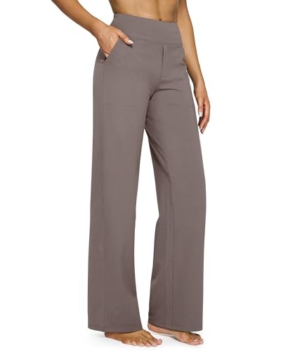 G4Free Women's Straight Leg Yoga Pants with Pockets: $29.58 G4Free Women's Straight Leg Yoga Pants with Pockets: $29.58