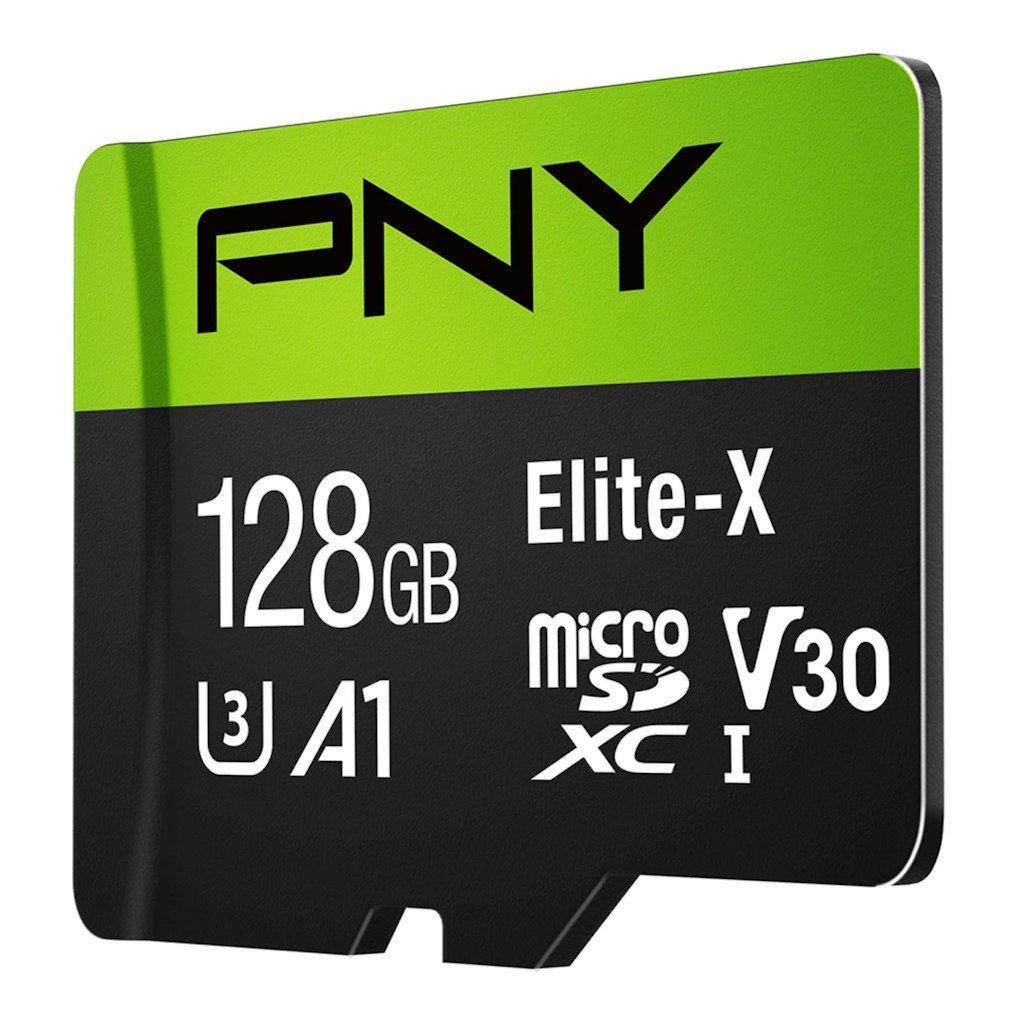 PNY 128GB Elite-X Class 10 U3 V30 A1 microSDXC Flash Memory Card: $39.99