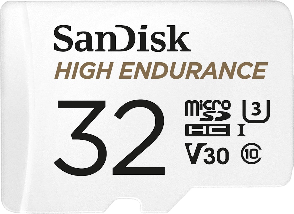 SanDisk 32GB High Endurance microSDHC Card with Adapter: $29.99
