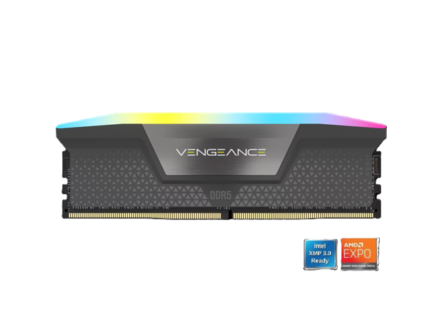 Corsair Vengeance RGB 16GB DDR5 6000MHz Desktop Memory: $259.99 Corsair Vengeance RGB 16GB DDR5 6000MHz Desktop Memory: $259.99