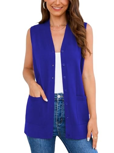 Veryoung Women's Lightweight Sleeveless Cardigan Sweater: $20.39 Veryoung Women's Lightweight Sleeveless Cardigan Sweater: $20.39