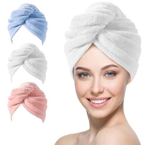 Yfong Microfiber Hair Towel Wrap 3-Pack: $8.48 Yfong Microfiber Hair Towel Wrap 3-Pack: $8.48