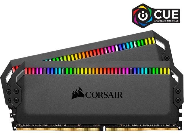Corsair Dominator Platinum RGB 16GB (2 x 8GB) DDR4 3200MHz Desktop Memory: $179 Corsair Dominator Platinum RGB 16GB (2 x 8GB) DDR4 3200MHz Desktop Memory: $179