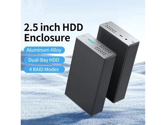 Dual Bay 2.5-Inch SATA Hard Drive USB 3.0 Enclosure: $48.47 Dual Bay 2.5-Inch SATA Hard Drive USB 3.0 Enclosure: $48.47