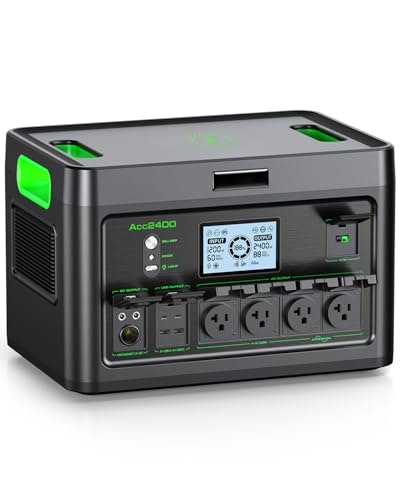 2,400W 1,843Wh Portable Solar Power Station: $499.98