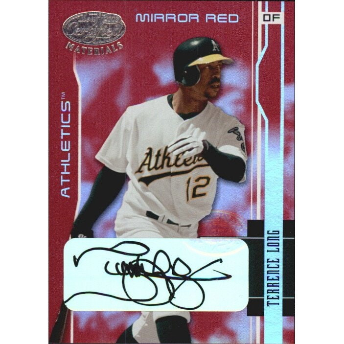 2003 Leaf Certified Materials Terrence Long Mirror Red Autograph Card: $15