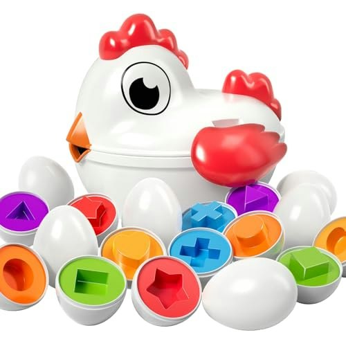 Temi Toddler Color Matching Shape Sorter Easter Eggs: $10.11 Temi Toddler Color Matching Shape Sorter Easter Eggs: $10.11
