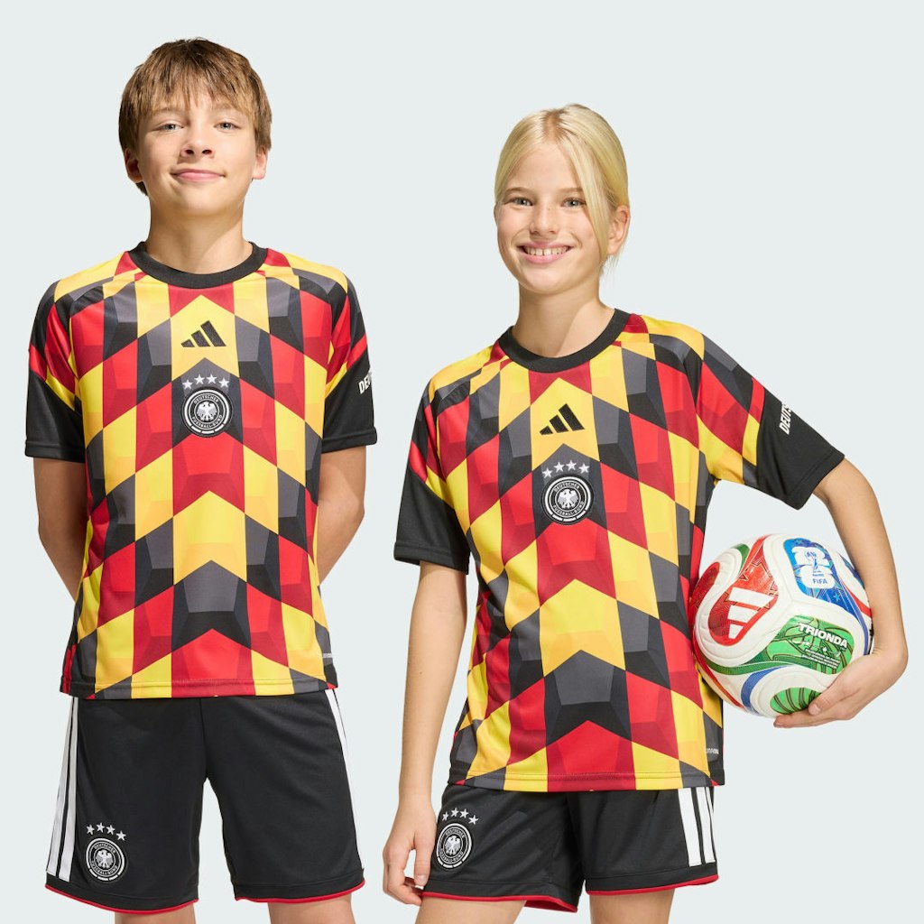 Germany 2026 Home Pre-Match Kids Jersey: $30 Germany 2026 Home Pre-Match Kids Jersey: $30