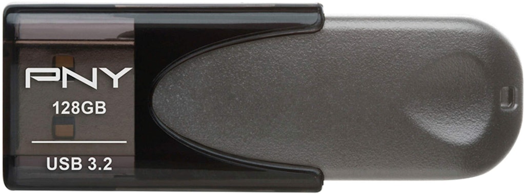 PNY Elite Turbo Attache 4 128GB USB 3.2 Flash Drive: $21.99
