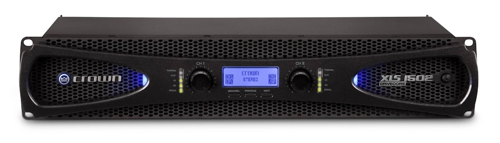 Crown XLS 1502 525W Two-Channel Power Amplifier: $650 Crown XLS 1502 525W Two-Channel Power Amplifier: $650