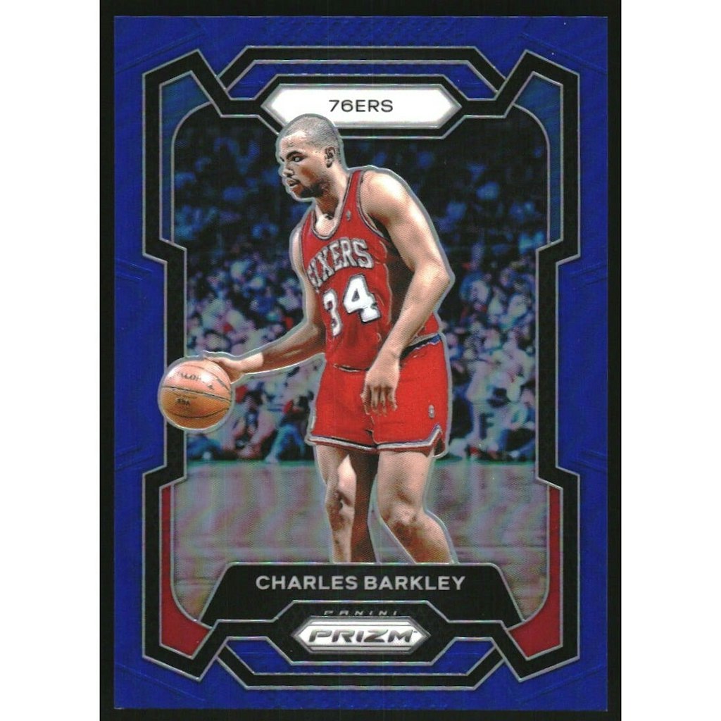 2023-24 Panini Prizm Blue Charles Barkley Card #180: $27