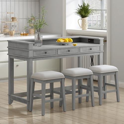 Merax 4-Piece Wood Dining Set: $320.62 Merax 4-Piece Wood Dining Set: $320.62