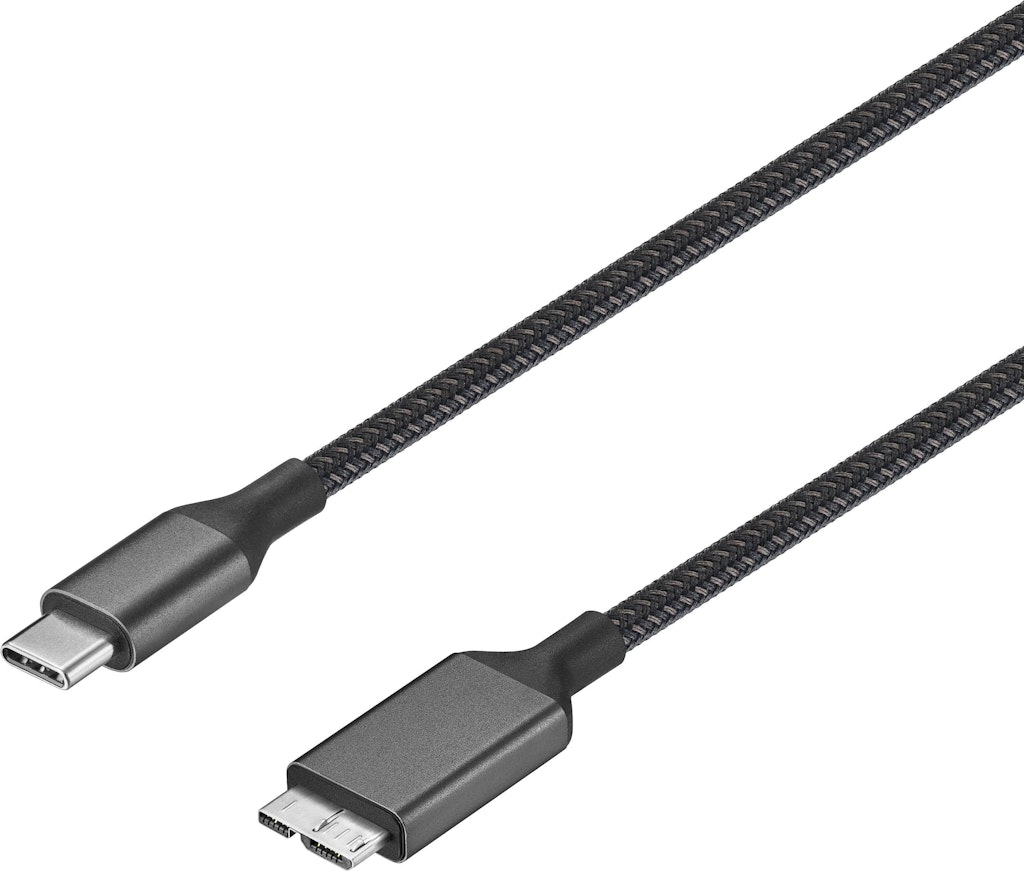 Insignia 3.3-Foot USB-C to Micro-B Hard Drive Cable: $11.99 Insignia 3.3-Foot USB-C to Micro-B Hard Drive Cable: $11.99