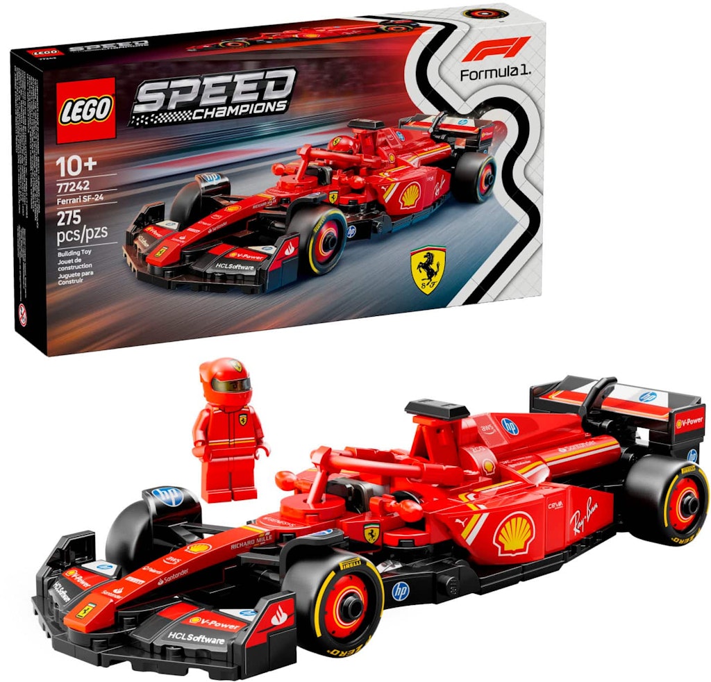 LEGO Speed Champions Ferrari SF-24 F1 Race Car Building Set 77242: $26.99 LEGO Speed Champions Ferrari SF-24 F1 Race Car Building Set 77242: $26.99