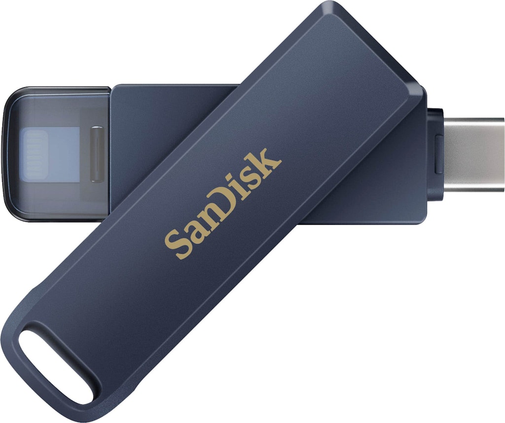 Sandisk 256GB Lightning and USB Type-C Flash Drive: $94.99