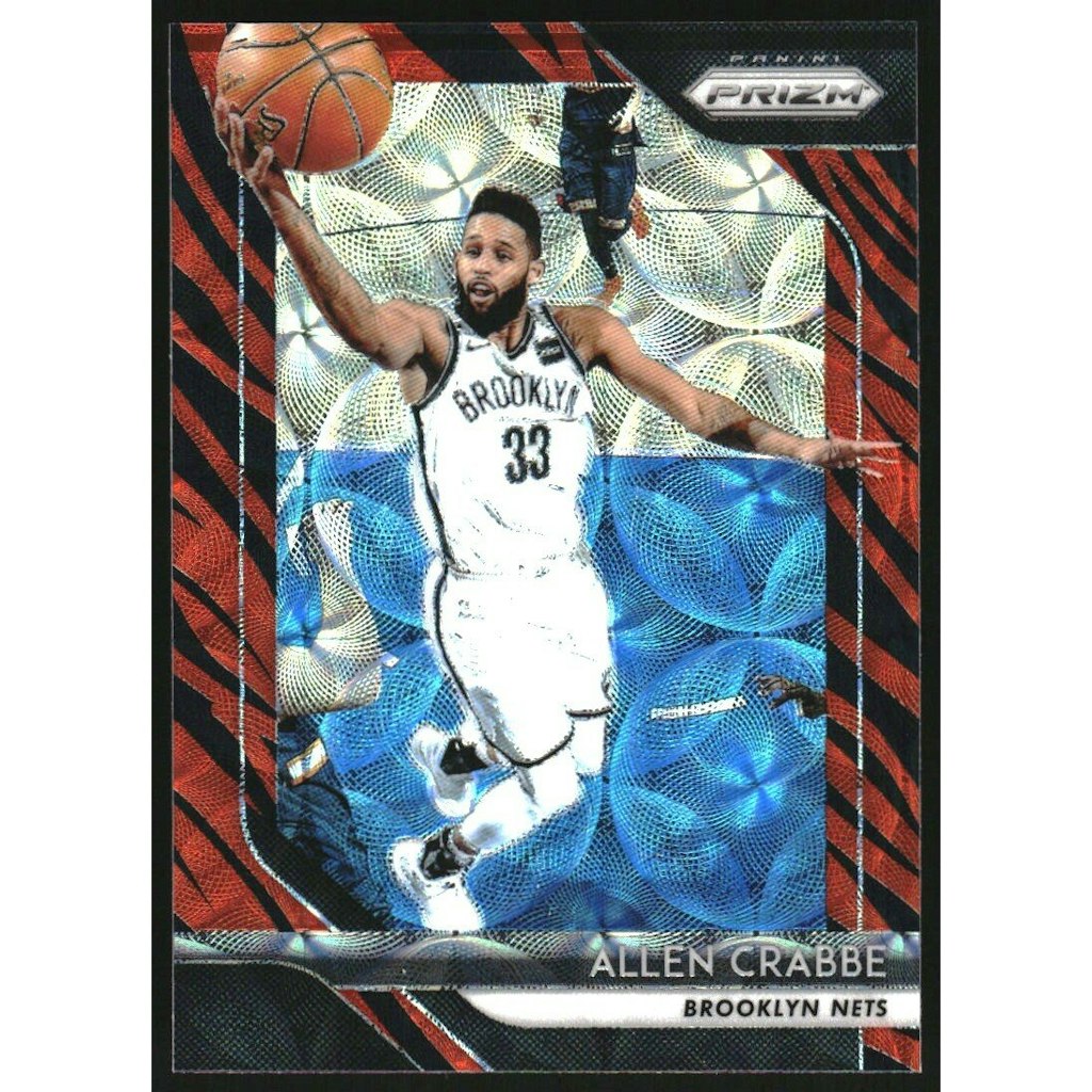 2018-19 Panini Prizm Choice Tiger Stripe Allen Crabbe #258 Card: $10