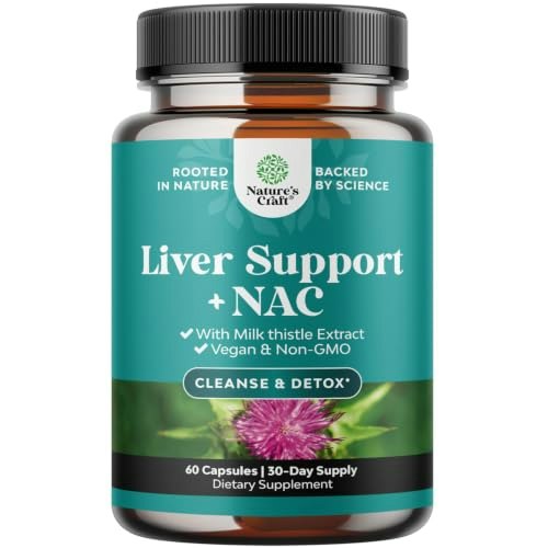 Natures Craft Liver Support NAC and Milk Thistle Supplement 60-Capsule Bottle: $18.69 Natures Craft Liver Support NAC and Milk Thistle Supplement 60-Capsule Bottle: $18.69
